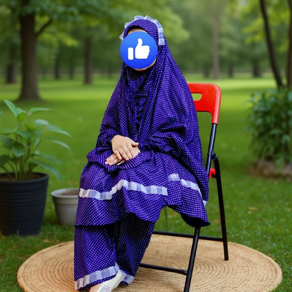 Kids Cotton Khimar Set  KCK100