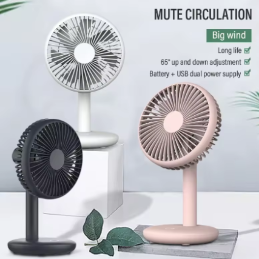Rechargeable Desktop Table Fan