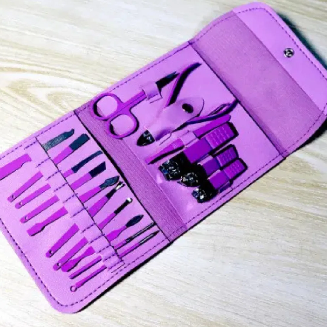 16pcs Stainless Steel Nail Cutter Tool Set