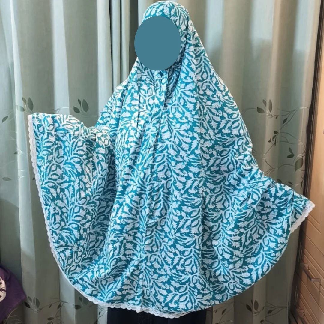 Cotton Semi Long Salat Hijab SH103