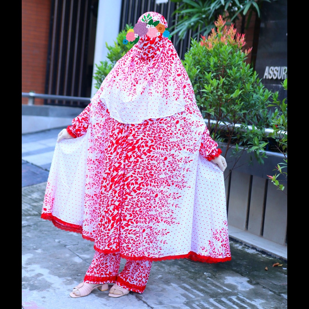 Lilen Fabric Khimar Set LF110