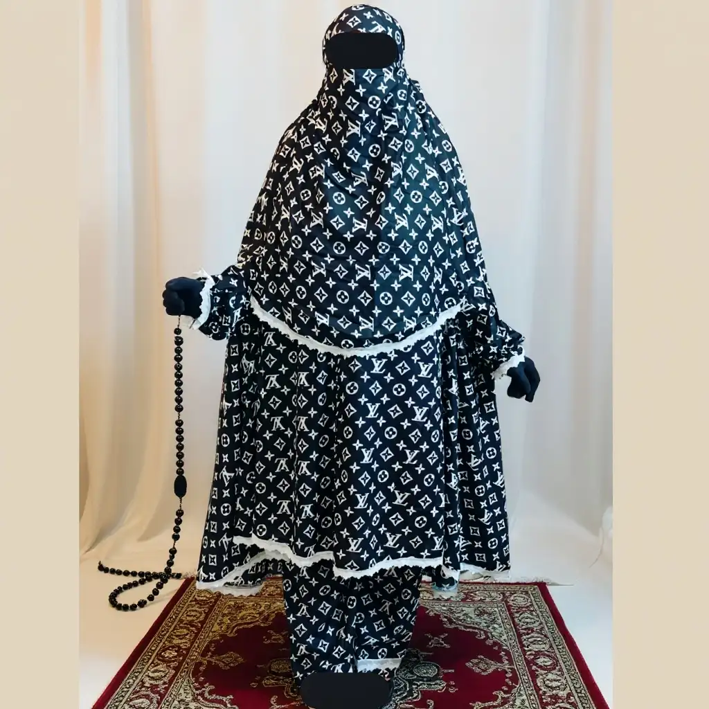 Lilen Fabric Khimar Set LF121