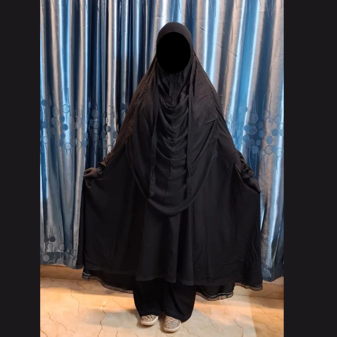 Lilen Fabric Khimar Set LF114