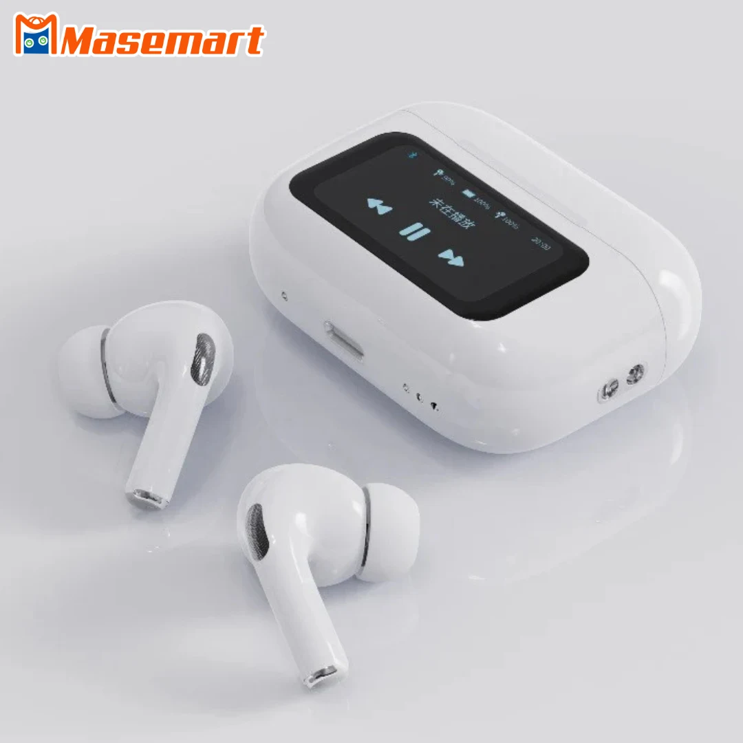 Airpod Pro 2 Generation with Touch Screen Display (White)